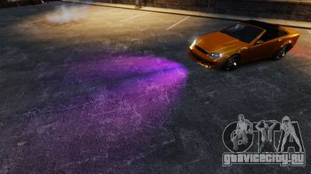 Фиолетовый свет фар для GTA 4