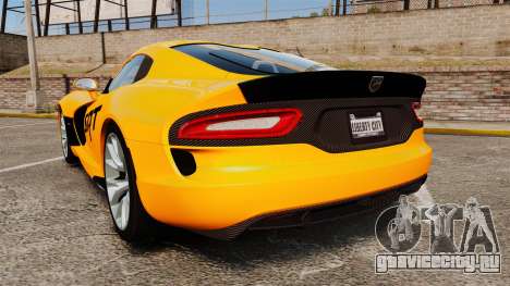 Dodge Viper SRT GTS 2013 для GTA 4