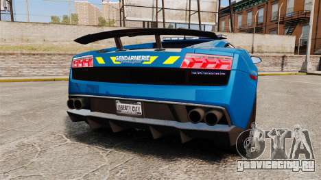 Lamborghini Gallardo Gendarmerie National [ELS] для GTA 4