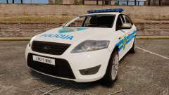 Ford Mondeo Croatian Police [ELS] для GTA 4