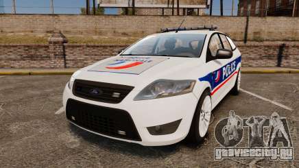 Ford Mondeo IV Wagon Police Nationale [ELS] для GTA 4