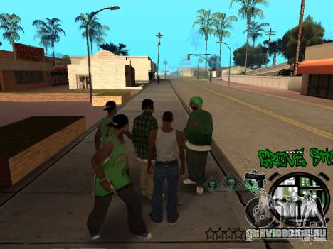 C-HUD Groove Street для GTA San Andreas