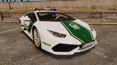 Lamborghini Huracan Cop [ELS] для GTA 4