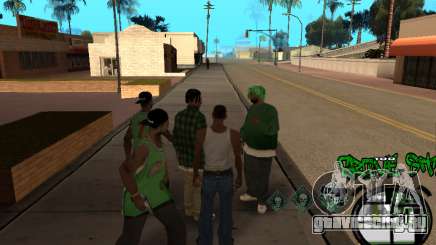 C-HUD Groove Street для GTA San Andreas