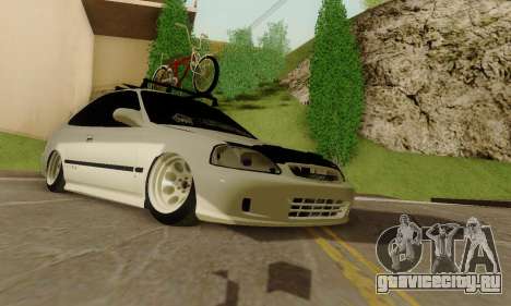 Honda Civic ek Coupe Hellaflush для GTA San Andreas