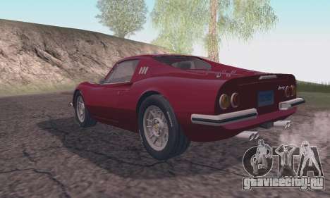 Ferrari Dino 246 GTS Coupe для GTA San Andreas