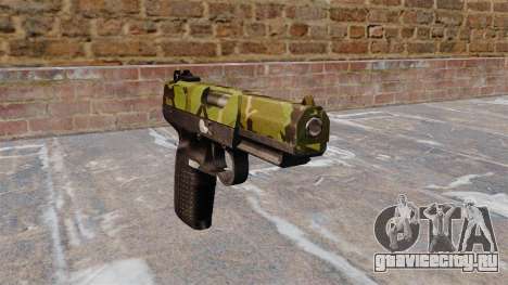 Пистолет FN Five-seveN Woodland для GTA 4
