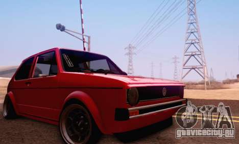 Volkswagen Golf Mk I Punk для GTA San Andreas