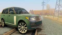 Range Rover Vogue 2014 V1.0 Interior Nero для GTA San Andreas