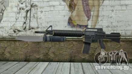 M4A1 со штыком для GTA San Andreas
