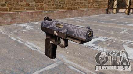 Пистолет FN Five-seveN Blue Camo для GTA 4