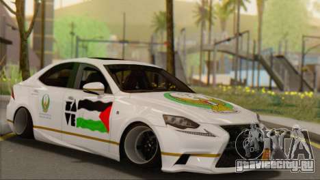 Lexus IS350 FSport 2014 Hellaflush для GTA San Andreas