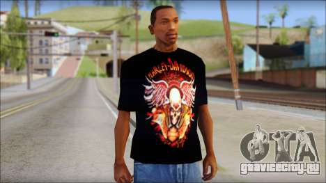 Harley Davidson Black T-Shirt для GTA San Andreas