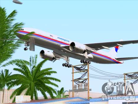 Boeing 777-2H6ER Malaysia Airlines для GTA San Andreas