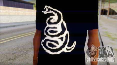 Metallica Logos T-Shirt для GTA San Andreas