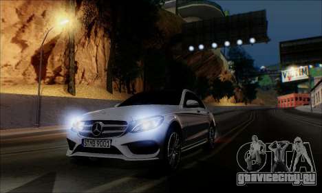 Mercedes-Benz C250 2014 V1.0 EU Plate для GTA San Andreas