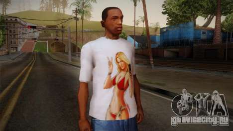 GTA 5 Hot Girl T-Shirt для GTA San Andreas