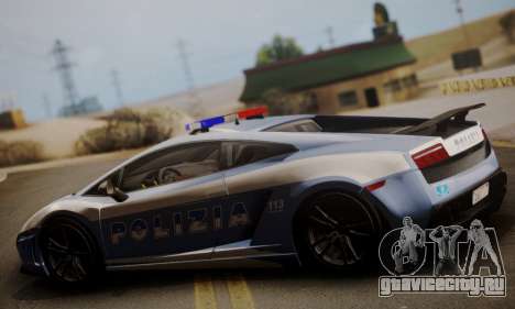 Lamborghini Gallardo LP 570-4 2011 Police v2 для GTA San Andreas