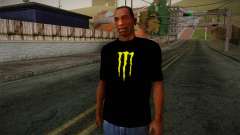 Monster Ripper Shirt Black для GTA San Andreas