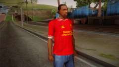 Liverpool FC 13-14 Kit T-Shirt для GTA San Andreas