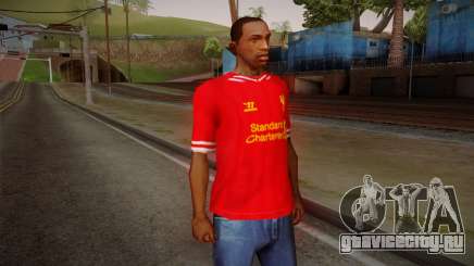 Liverpool FC 13-14 Kit T-Shirt для GTA San Andreas