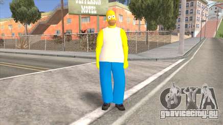Homer Simpson Skin для GTA San Andreas
