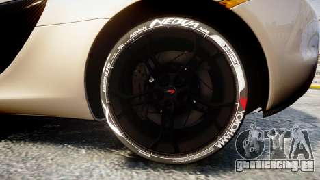McLaren 650S Spider 2014 [EPM] Yokohama ADVAN v1 для GTA 4