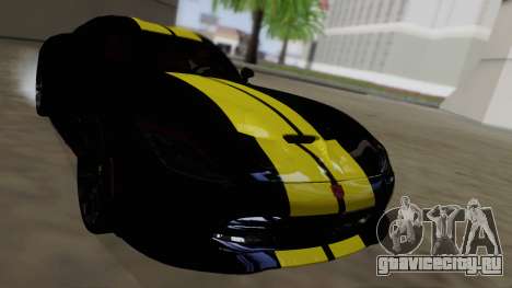 Dodge Viper SRT GTS 2013 Road version для GTA San Andreas