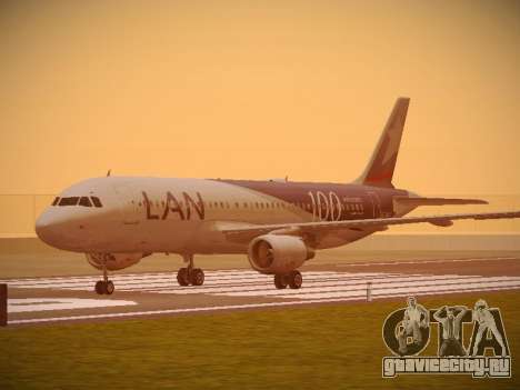Airbus A320-214 LAN Airlines 100th Plane для GTA San Andreas