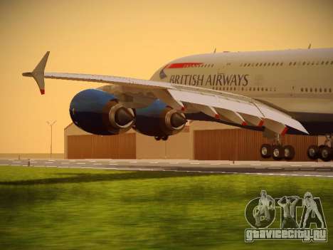 Airbus A380-800 British Airways для GTA San Andreas