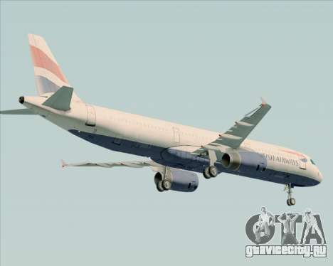 Airbus A321-200 British Airways для GTA San Andreas