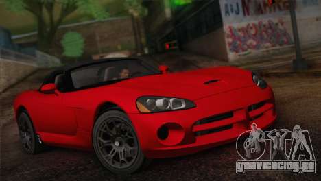 Dodge Viper SRT-10 2003 для GTA San Andreas