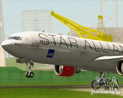 Airbus A330-300 SAS (Star Alliance Livery) для GTA San Andreas