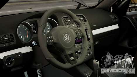 Volkswagen Golf R 2010 Driving Experience для GTA 4