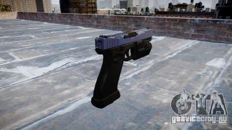 Пистолет Glock 20 blue tiger для GTA 4