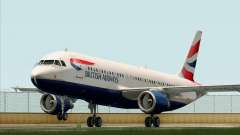 Airbus A320-232 British Airways для GTA San Andreas