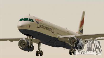 Airbus A321-200 British Airways для GTA San Andreas