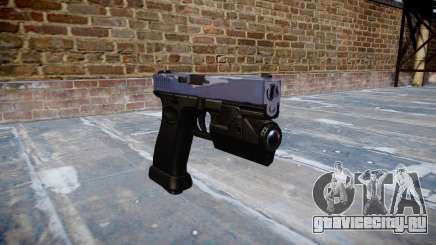 Пистолет Glock 20 blue tiger для GTA 4