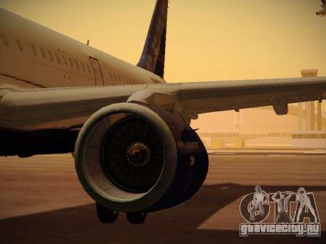 Airbus A321-232 Lets talk about Blue для GTA San Andreas