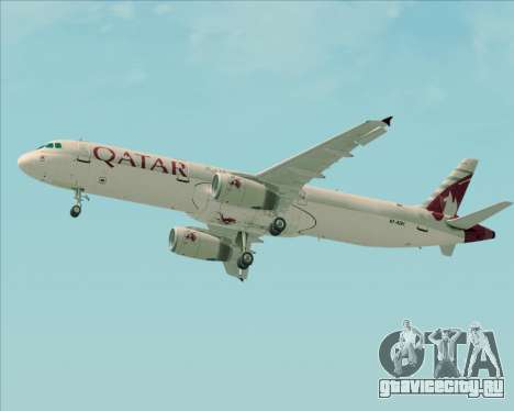 Airbus A321-200 Qatar Airways для GTA San Andreas