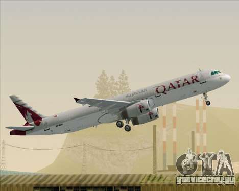 Airbus A321-200 Qatar Airways для GTA San Andreas