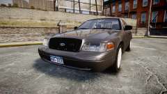 Ford Crown Victoria Unmarked Police [ELS] для GTA 4