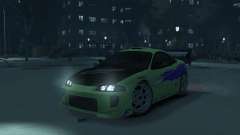Mitsubishi Eclipse from Fast and Furious для GTA 4