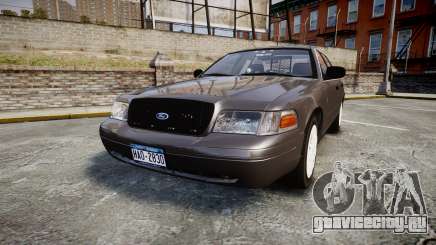 Ford Crown Victoria Unmarked Police [ELS] для GTA 4