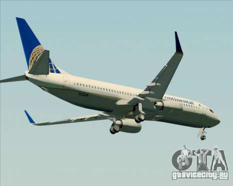 Boeing 737-800 Continental Airlines для GTA San Andreas