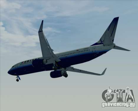 Boeing 737-800 United Airlines для GTA San Andreas