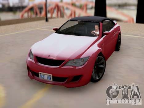 Übermacht Zion Cabrio GTA V для GTA San Andreas