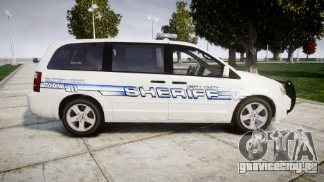 Dodge Grand Caravan [ELS] Liberty County Sheriff для GTA 4
