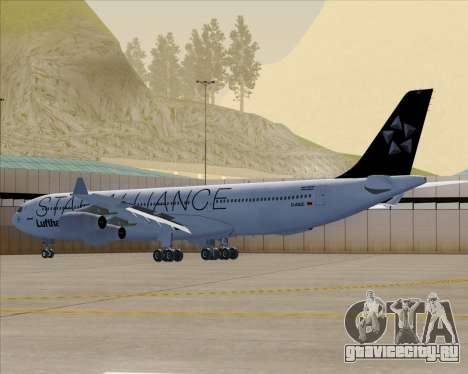 Airbus A340-300 Lufthansa (Star Alliance Livery) для GTA San Andreas
