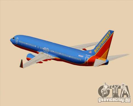 Boeing 737-800 Southwest Airlines для GTA San Andreas